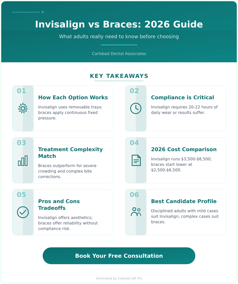 Invisalign vs Braces in 2026: The Honest Comparison Adults Keep Searching For