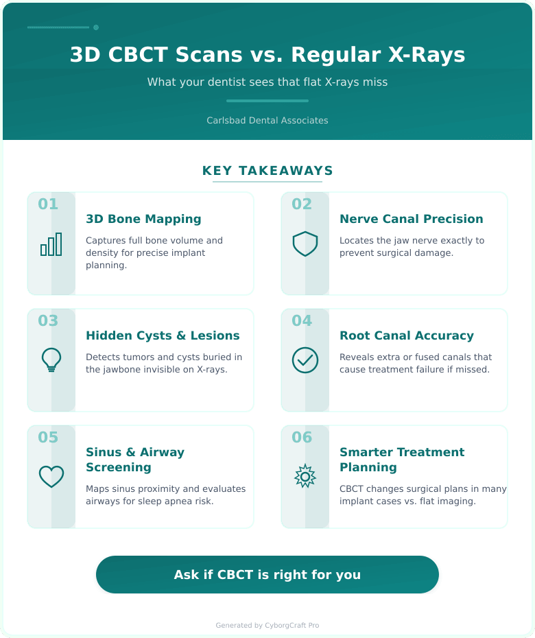 Why Your Dentist Took a 3D CBCT Scan – And What It Catches That X-Rays Miss
